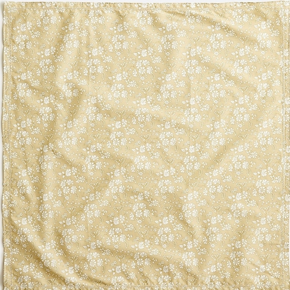 J. Crew Floral Liberty print Square scarf Bandana - Picture 4 of 6